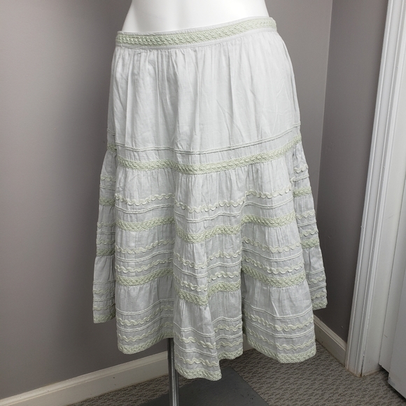 NWT For the Republic Light Gray Skirt - Picture 2 of 7
